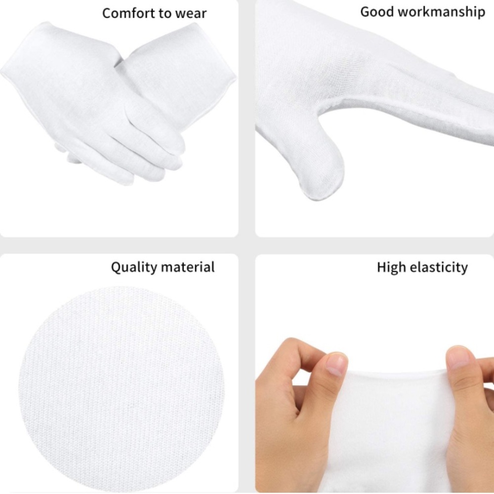Industrial work gloves, 2 packages each one has one dozen (24 pairs), (48 pcs).
